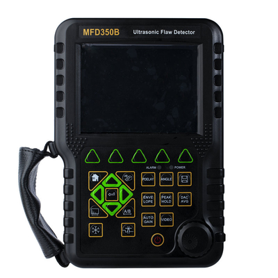 Gama ultrasónica portátil 0 - 6000m m MFD350B del probador del NDT del detector del defecto de la toma